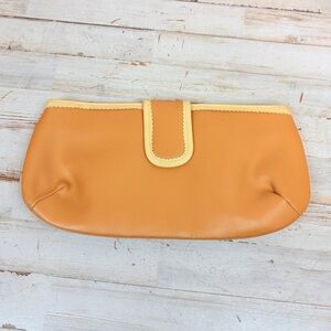 Vintage Newport News Easy Style Travel Accessories Bag Clutch Faux Leather